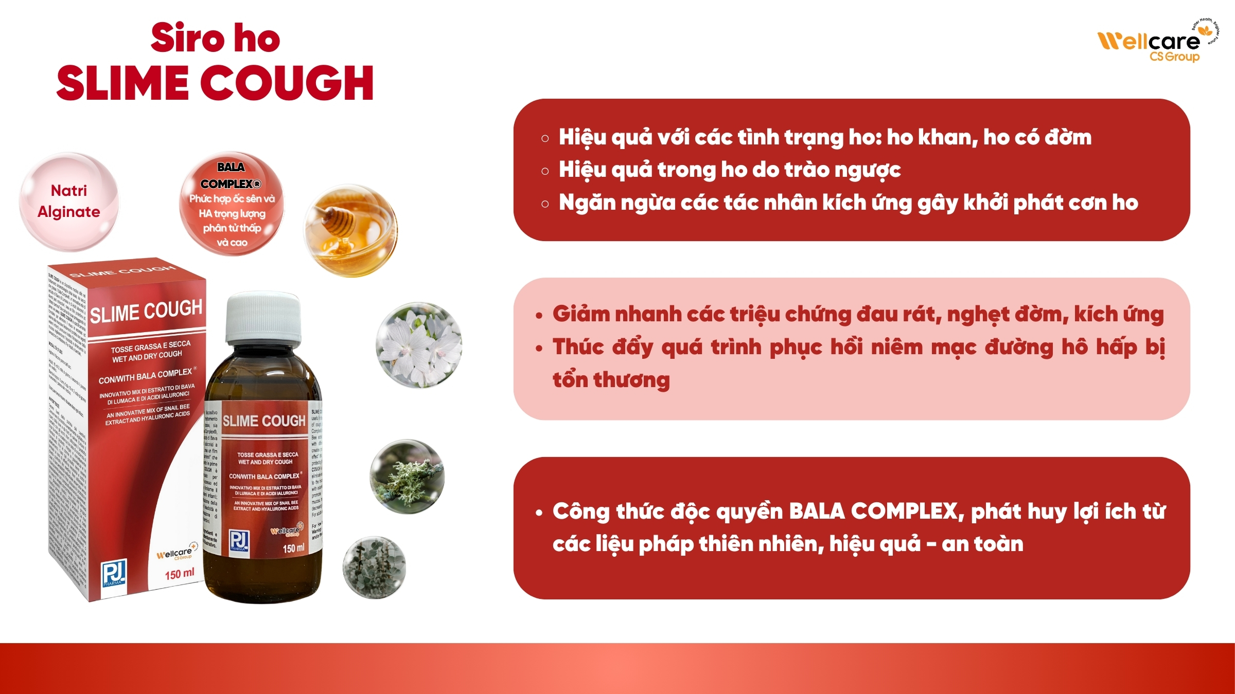 Slime Cough - Siro ho đa công dụng