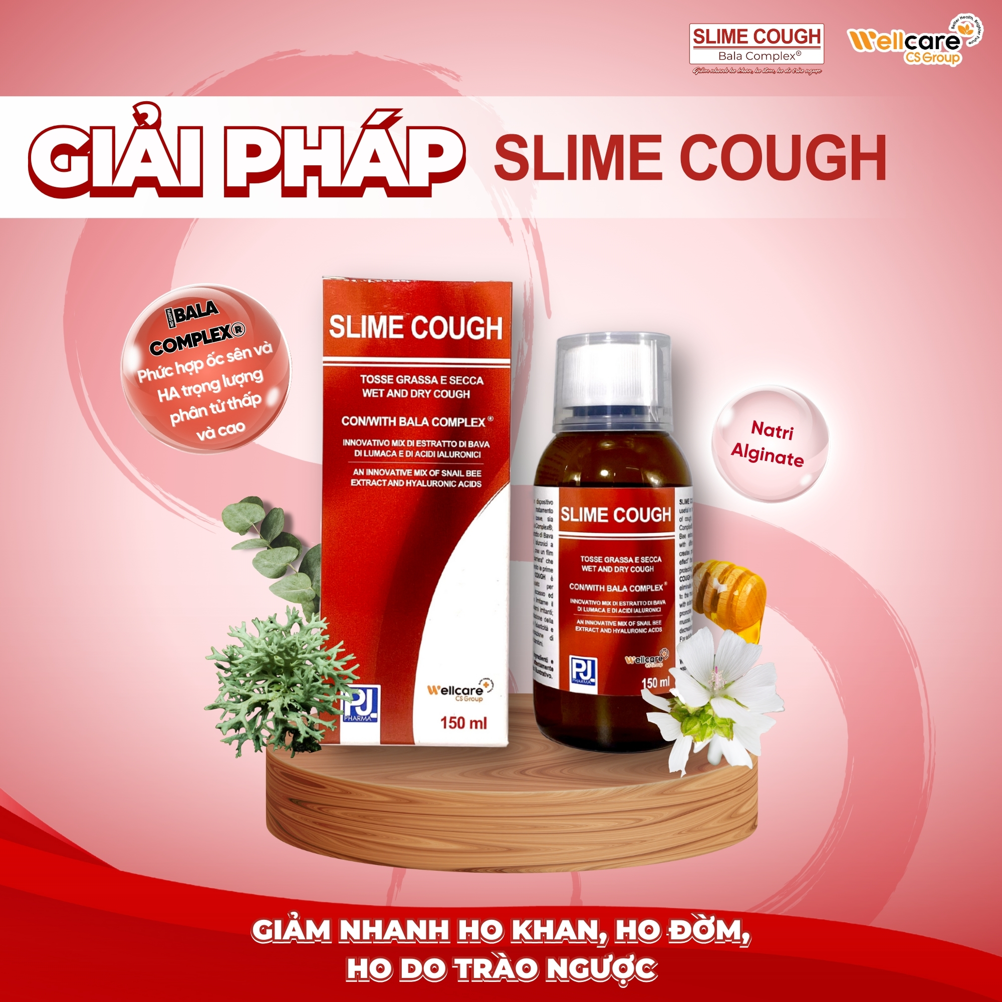 Giải pháp siro ho Slime Cough